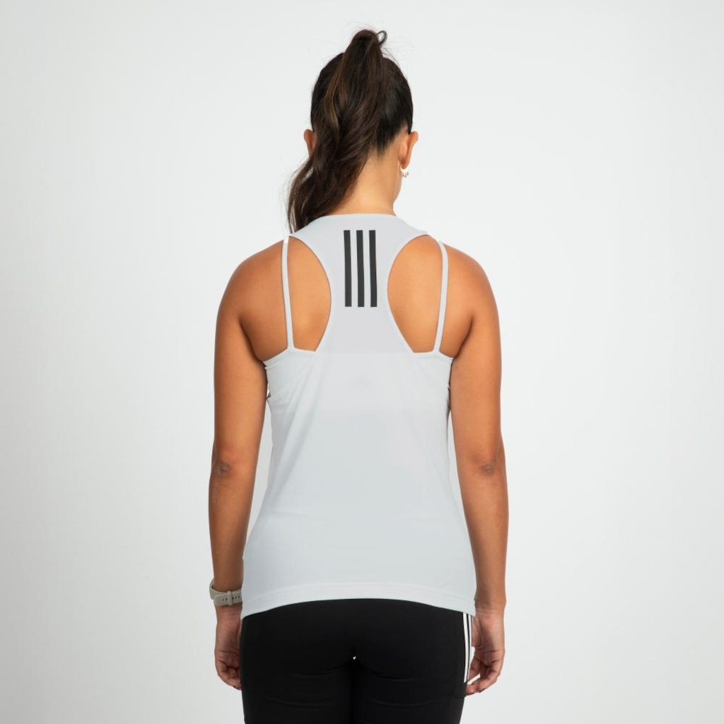 Imagem 3 do produto Camiseta Regata adidas Treino Três Listras Feminina