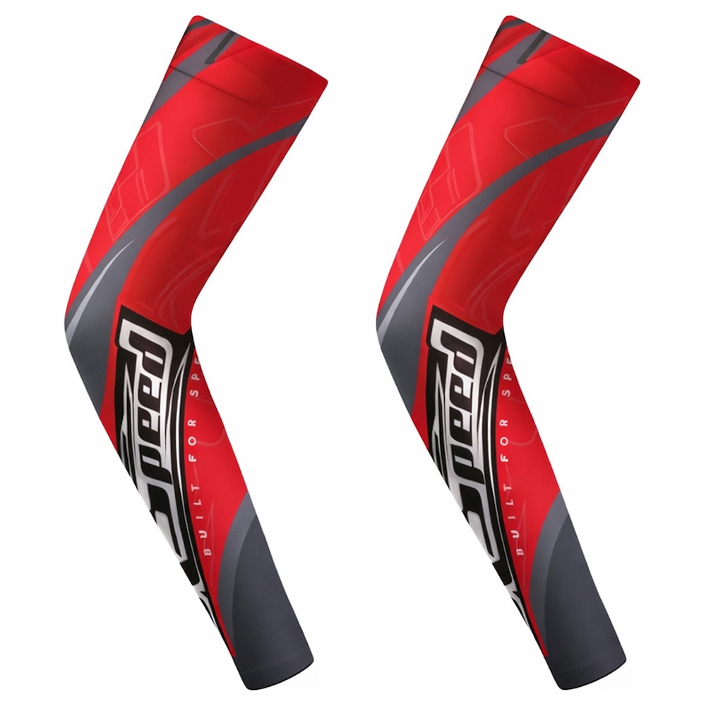 Manguito Longo Térmico e Compressão Gold Sports Speed -Dry Proteção Solar Uv+50