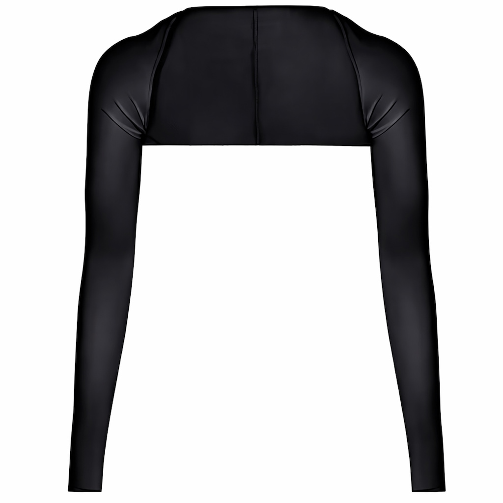 Mini Casaco Mangas Longas Esportivas Gold Sports Térmico Black-Dry Proteção Solar Uv+50