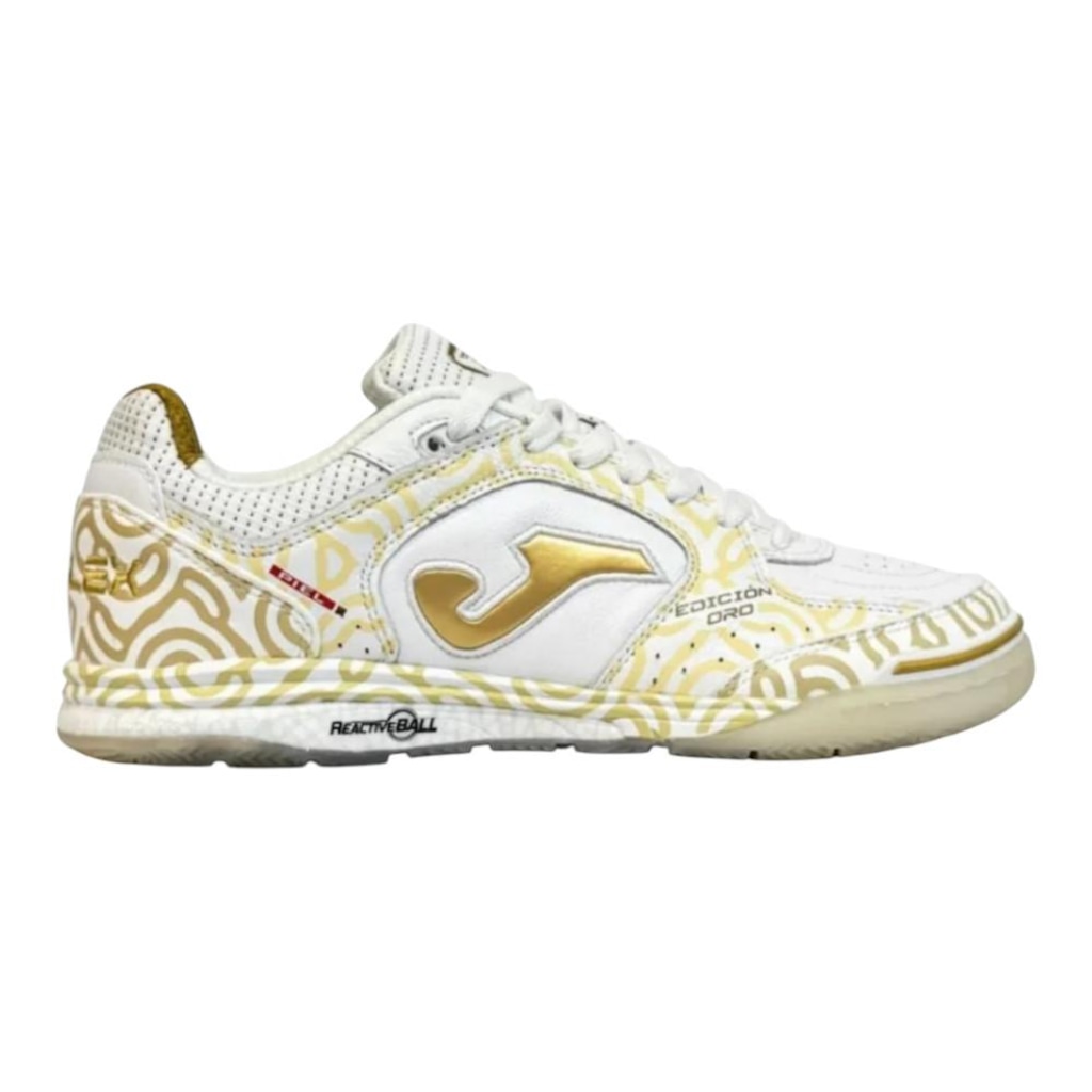 Chuteira Futsal Adulto Joma Indoor Top Flex Edição Ouro