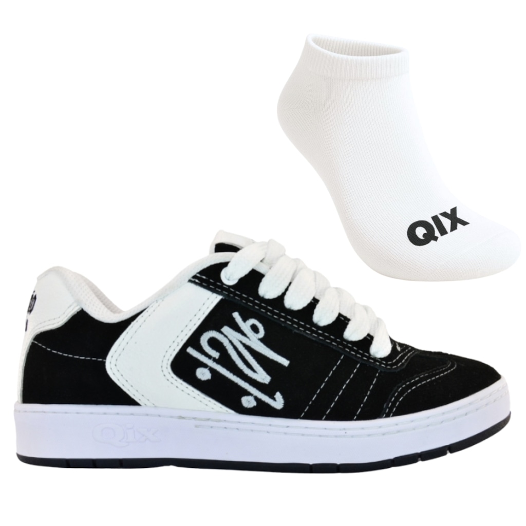 Kit Tênis Qix Lado-B - Qix Chorão + Meia - Masculino