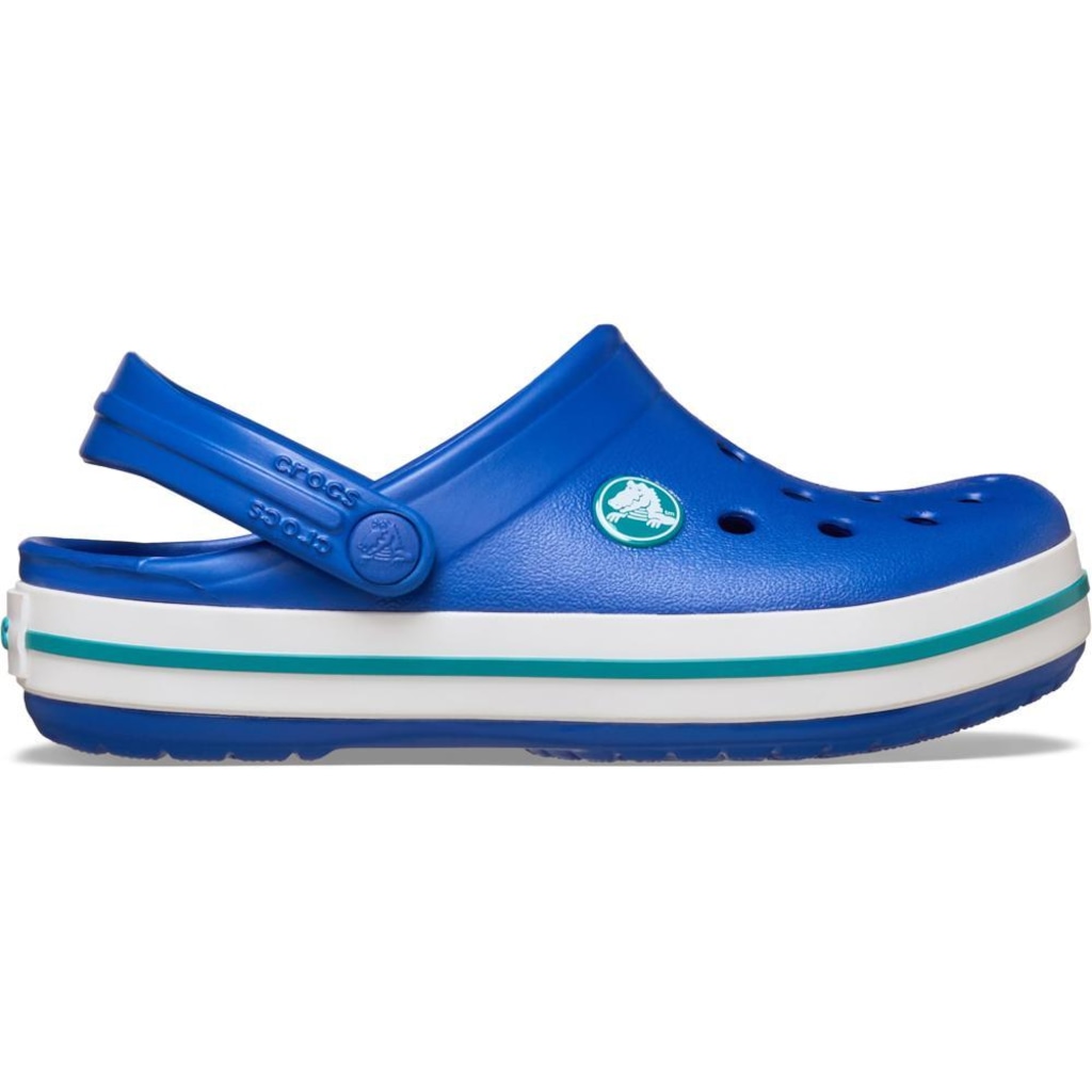 Sandália Crocs Crocband Clog K Turbo Teal - Infantil