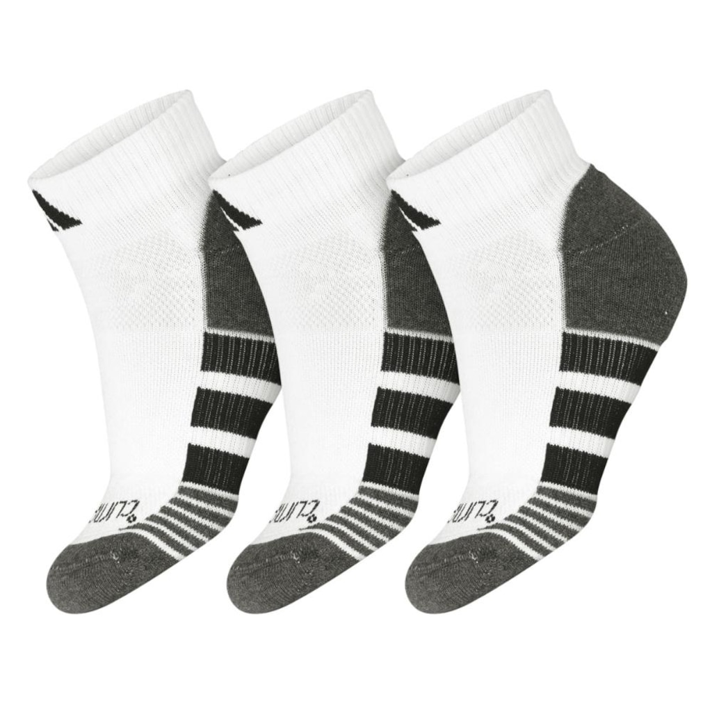 Kit Meias de Corridas adidas Performance Climacool Com 3 Pares - Adulto