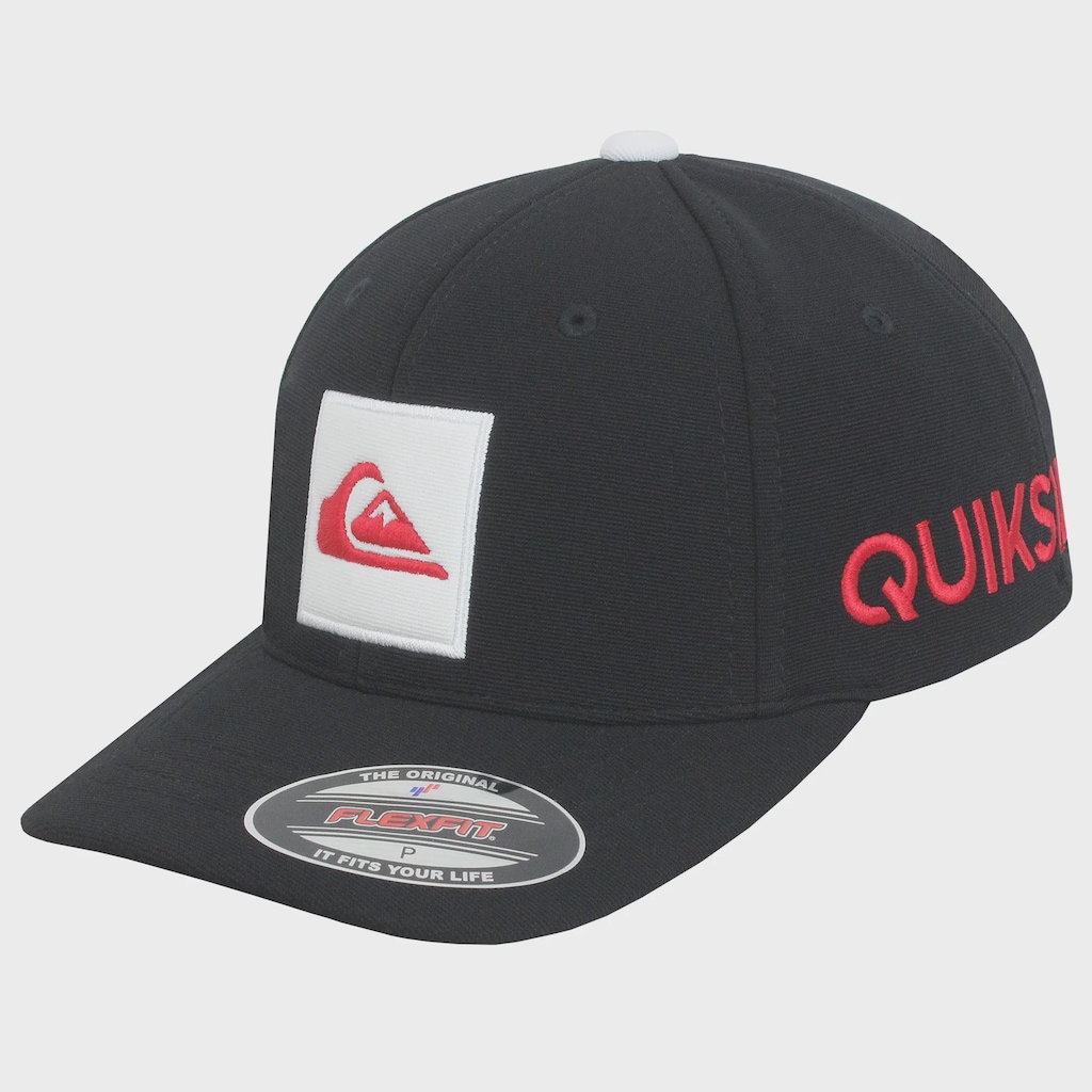 Boné Quiksilver Emb Square Black Importado Masculino