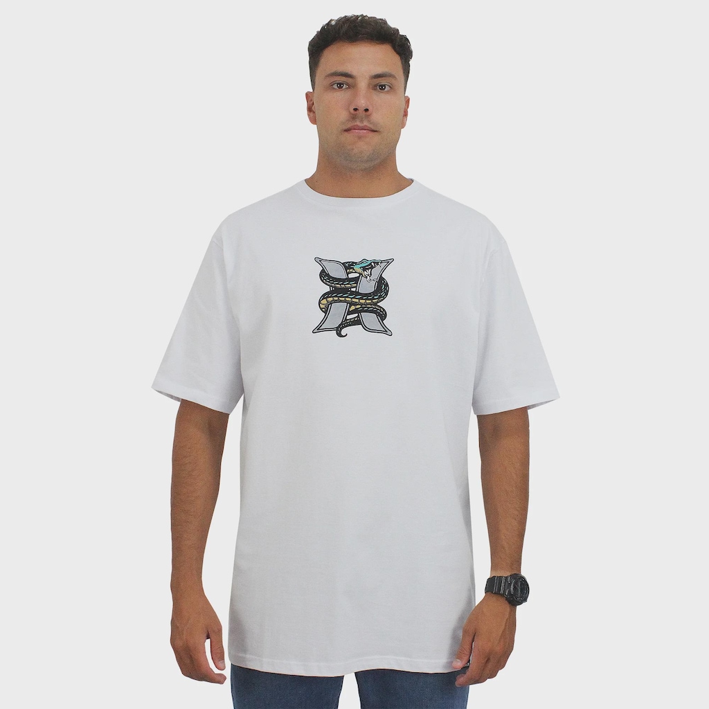 Imagem 2 do produto Camiseta Extra Grande Hurley Snake Masculina
