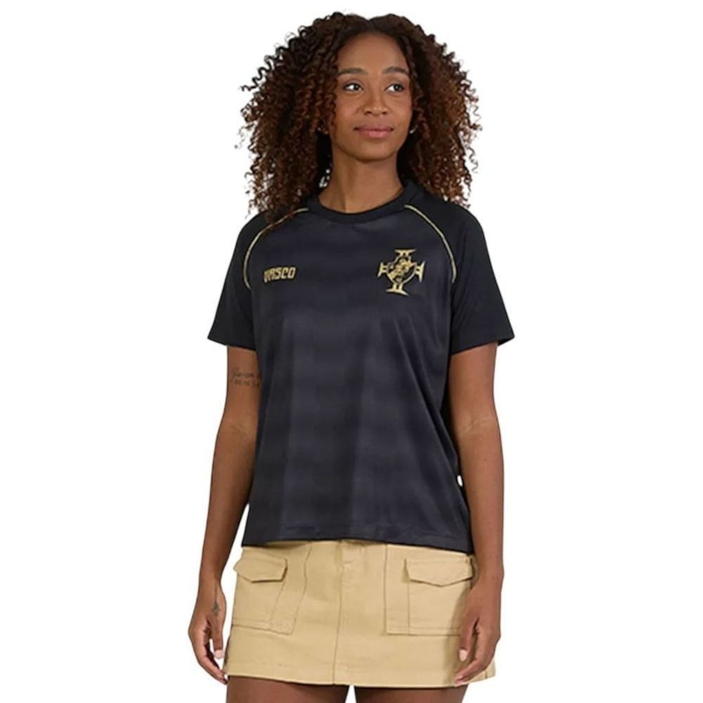 Camisa Do Vasco Braziline Mosaico Feminina