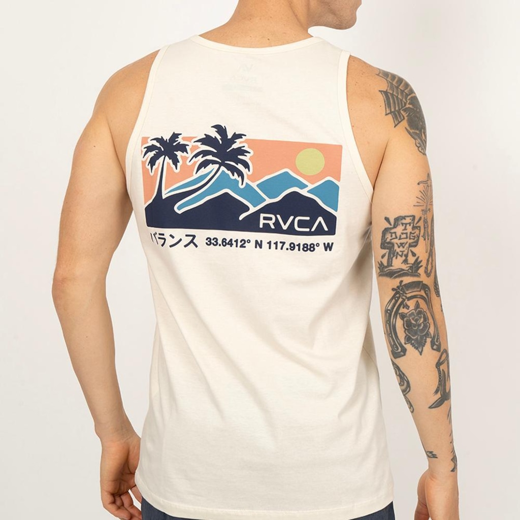 Imagem 2 do produto Camiseta Regata RVCA Palm Trail Masculino