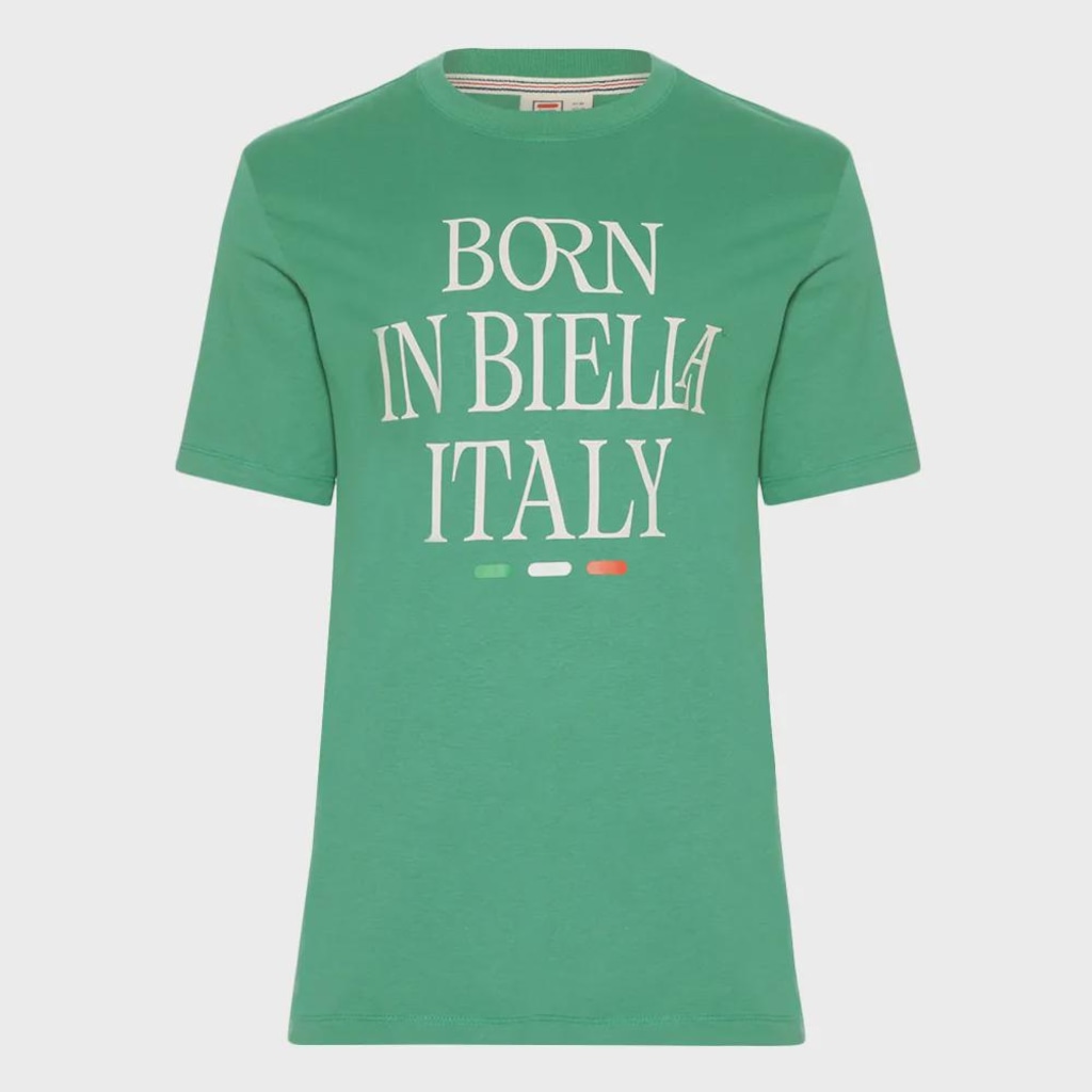 Camiseta Fila Comfort Born In Biella Letter Masculina