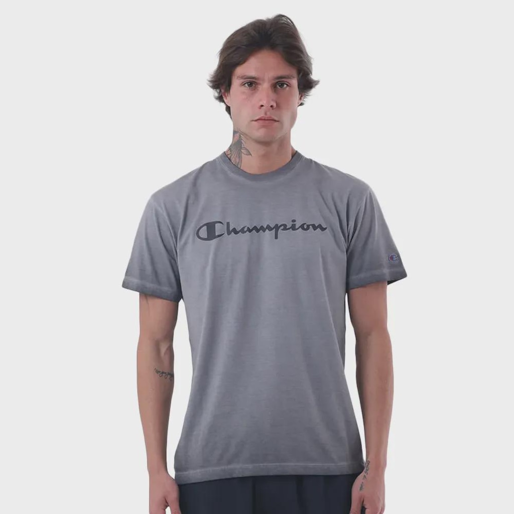 Camiseta Champion MC Stone Script Masculina