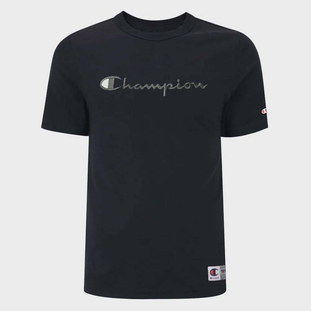 Camiseta Champion MC Heritage Script 30 Masculina