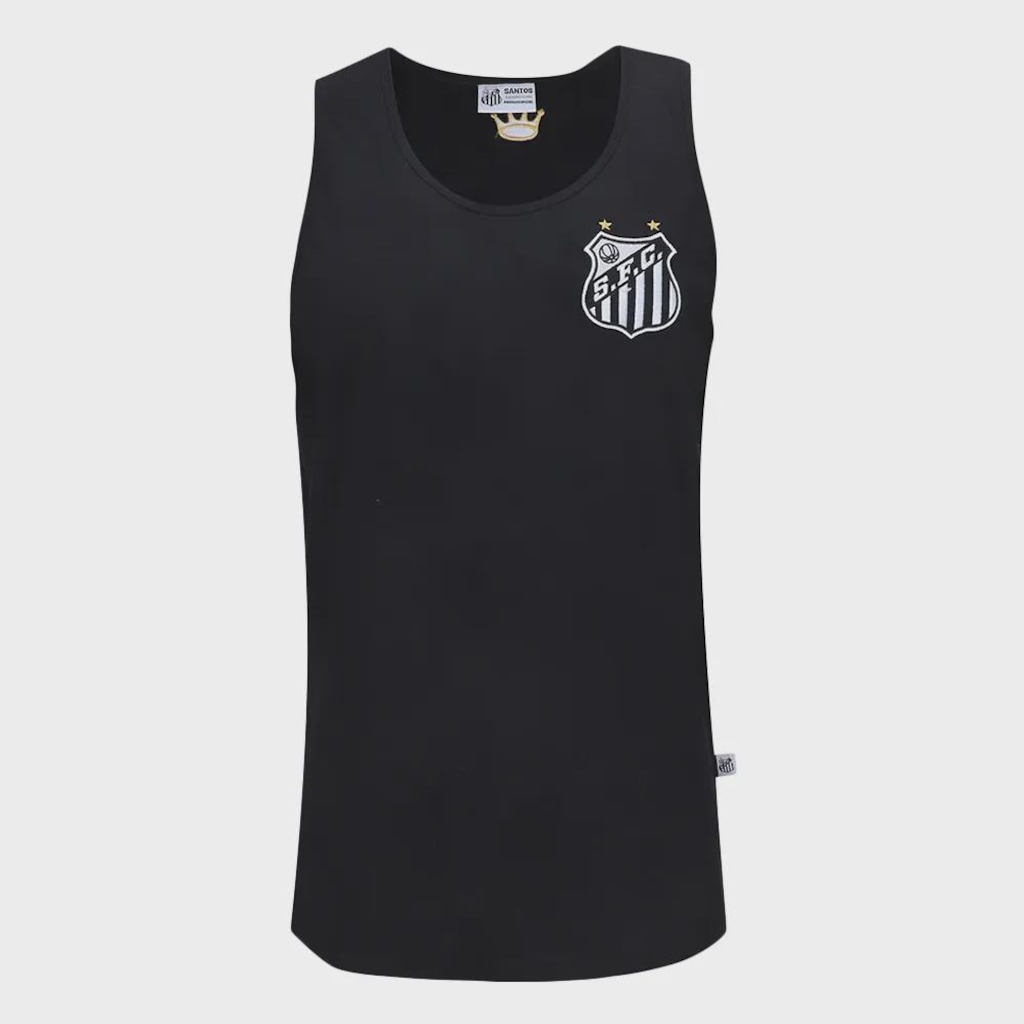 Camiseta Regata Surf Center Santos Escudo Masculina