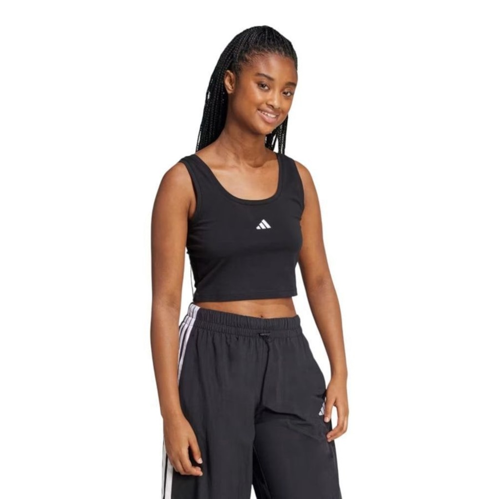 Regata Cropped adidas Essentials Small Logo Feminina