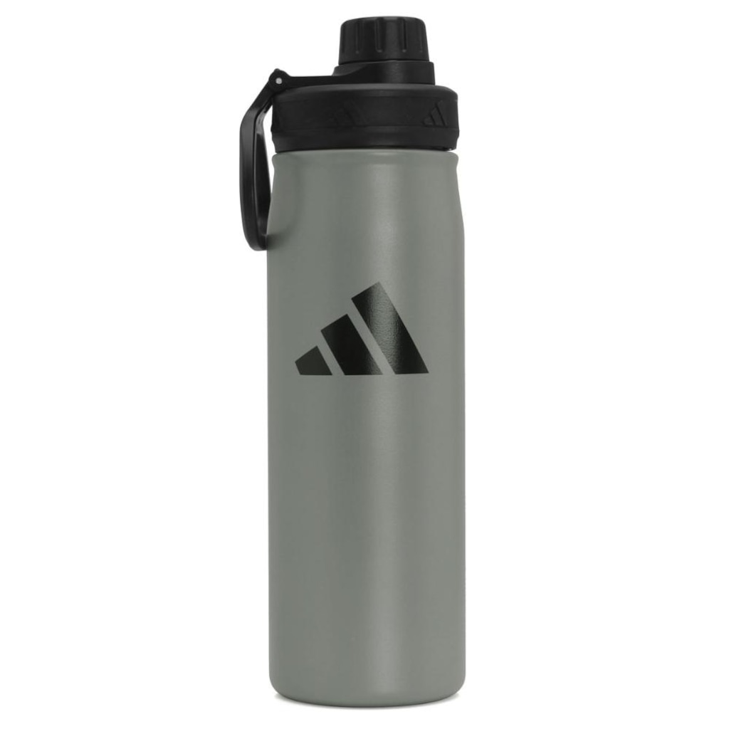 Garrafa adidas Metálica Tampa Rosca 0,6 Litros