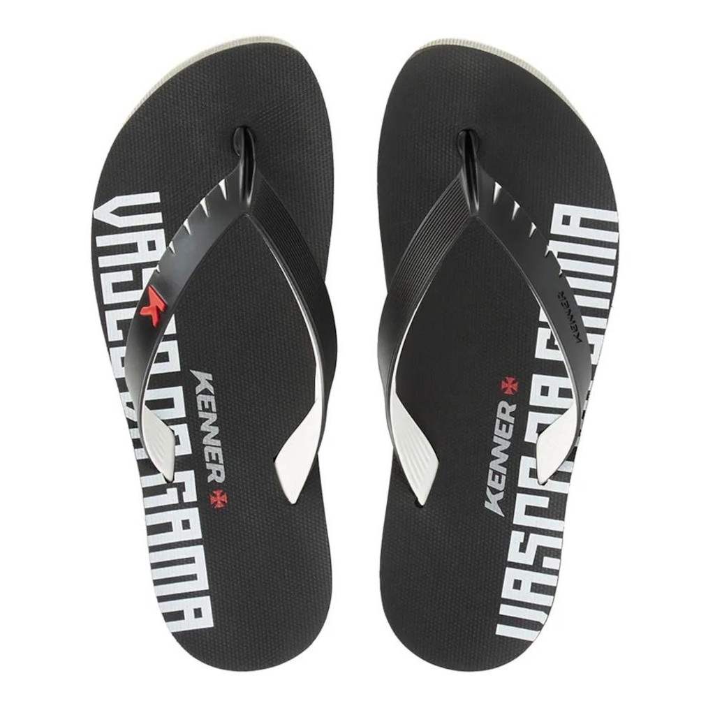 Chinelo do Vasco Kenner Red Egh Masculino