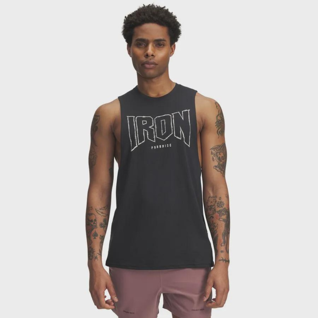 Camiseta Regata Sporstyle Under Armour Project Rock Payoff Tank Masculina