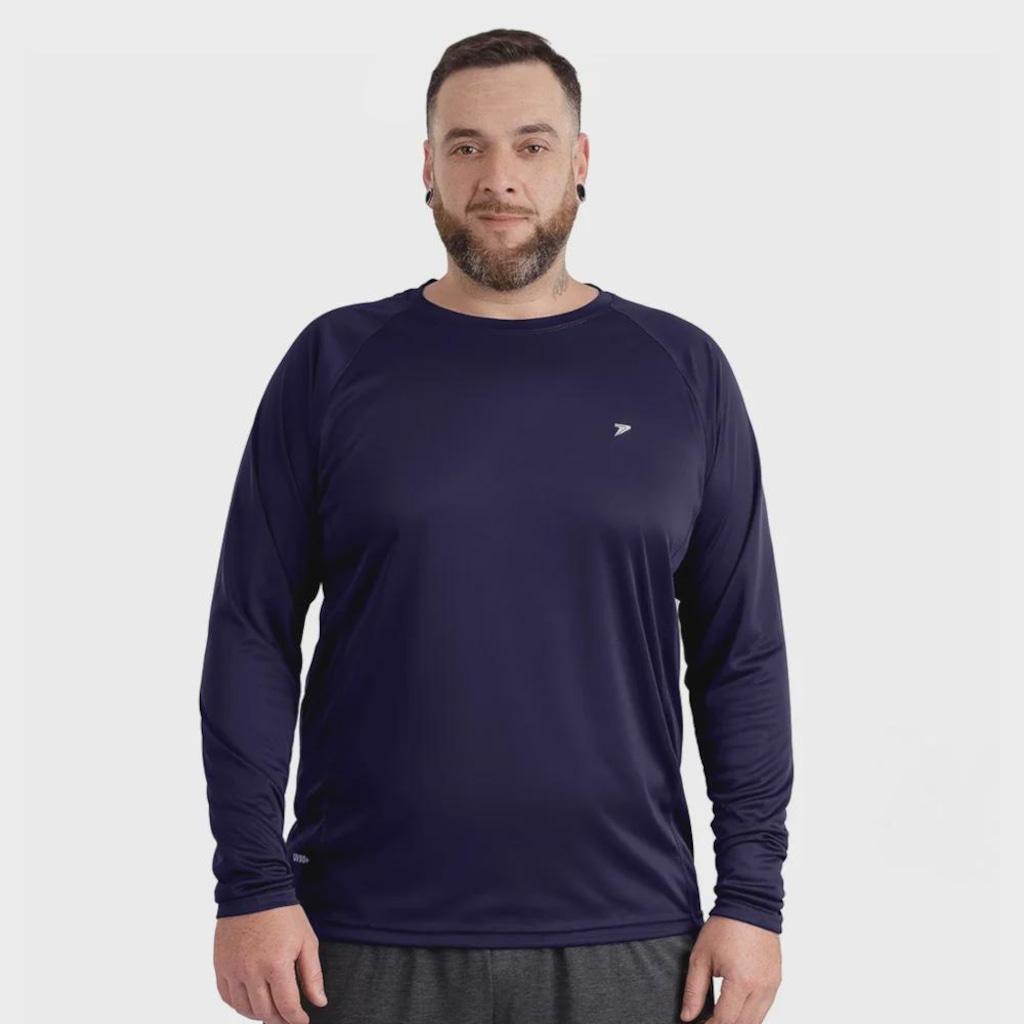 Camisa Térmica Poker Skin Big Size Manga Longa Masculina