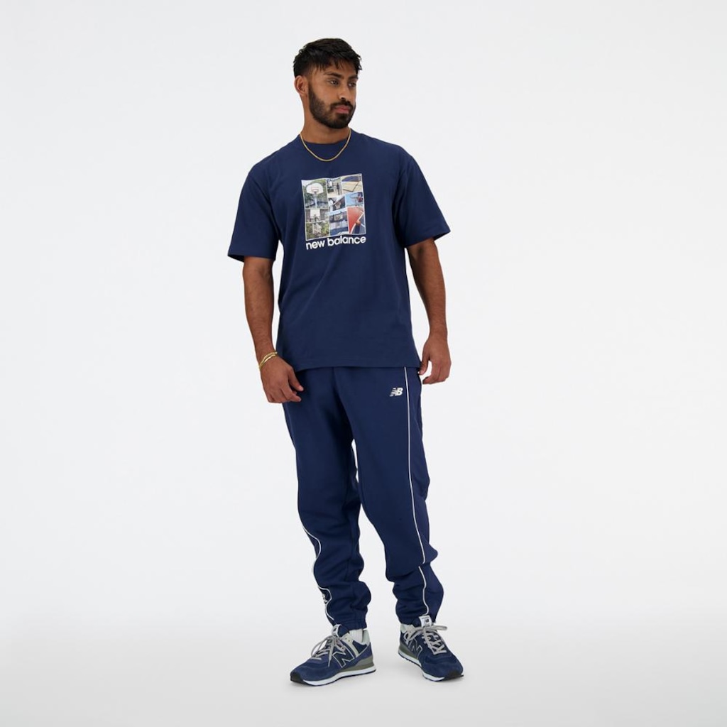 Imagem 4 do produto Camiseta New Balance Graphic Hoops Masculina