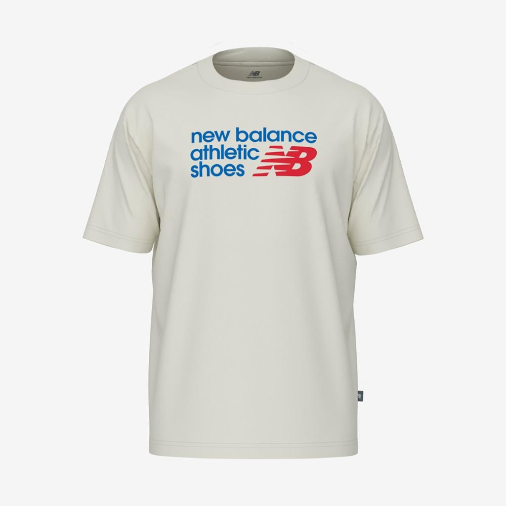 Camiseta Athletics Relaxed Premium Chest Logo New Balance Masculina