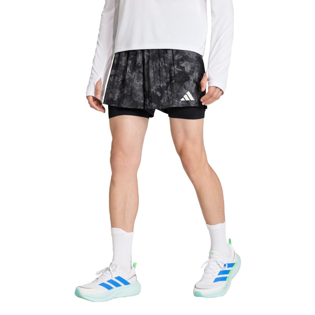 Short 2 em 1 adidas adi365 Spray Dye Masculino