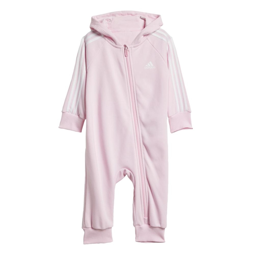 Body de moletinho adidas Três Listras Essentials infantil