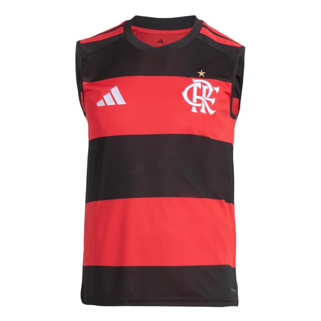 Camisa do Flamengo I 26/27 adidas sem Mangas Masculina
