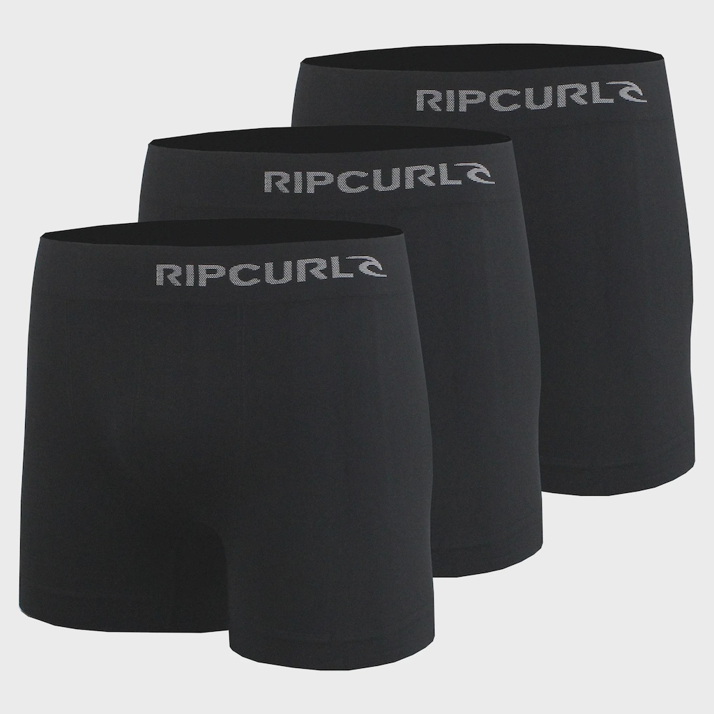 Kit Cuecas Boxers Comfort Rip Curl com 3 Peças - Adulto