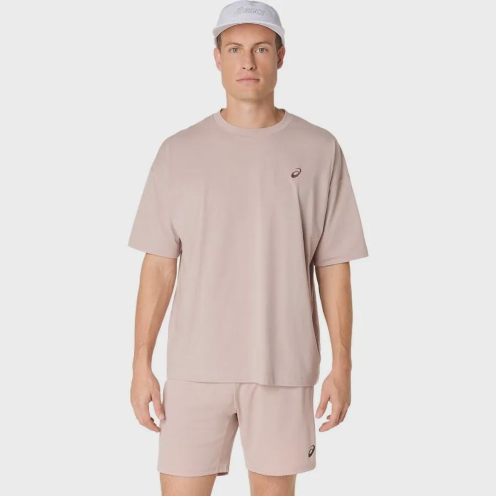 Camiseta ASICS Spiral Relaxed Fit Embroidery  Masculino