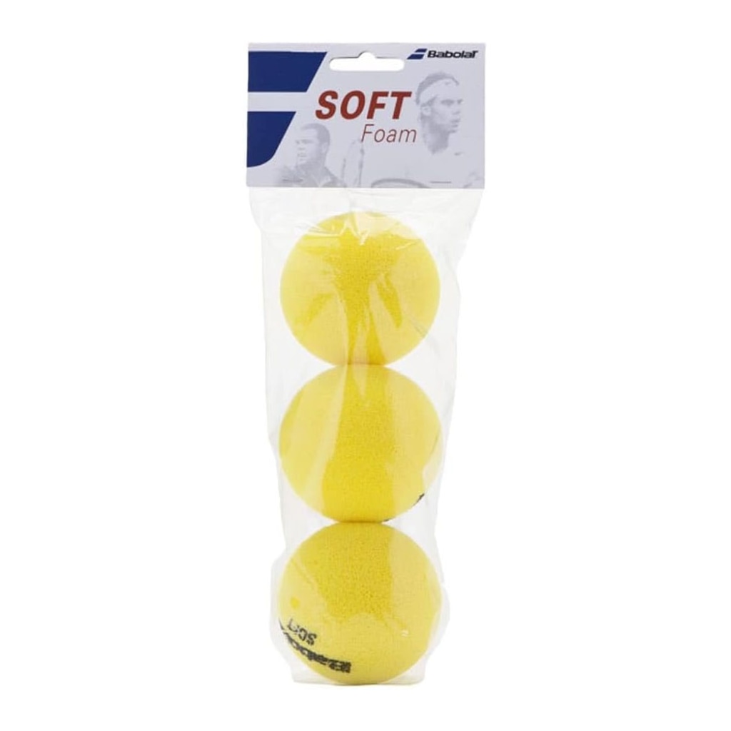 Bolas de Tennis Babolat Iniciação Soft Foam X3 com 3 Unidades