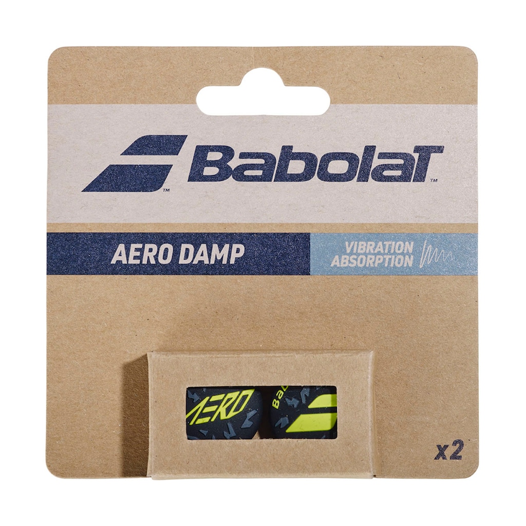 Kit Antivibradores Tennis Babolat Custom Aero Damp X2 com 2 Unidades