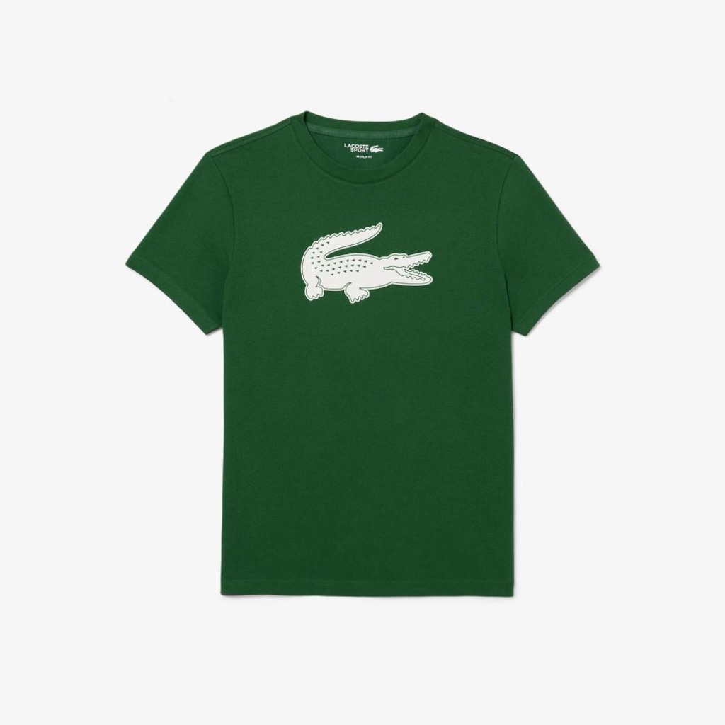 Imagem 4 do produto Camiseta Esportiva de Algodão Ultra Dry com Logo Lacoste Masculina