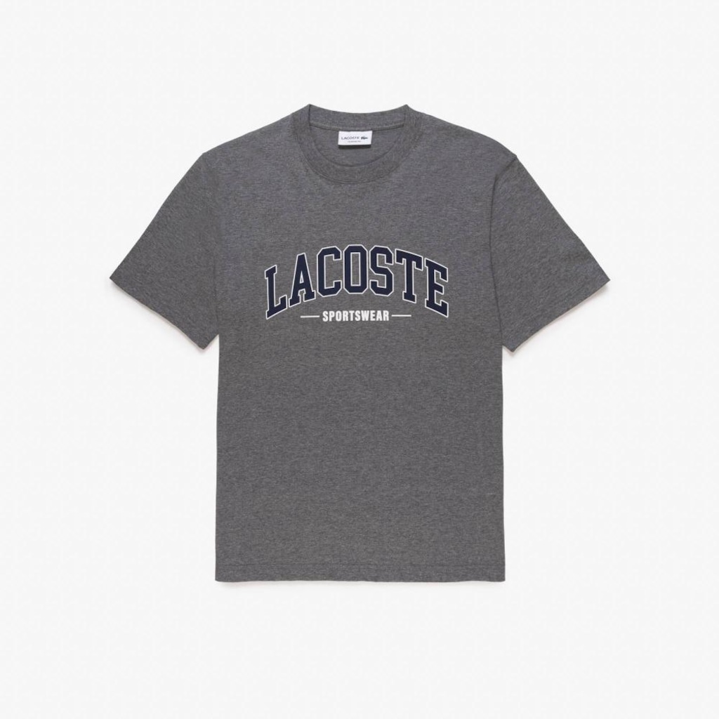 Camiseta de Algodão Lacoste Masculina