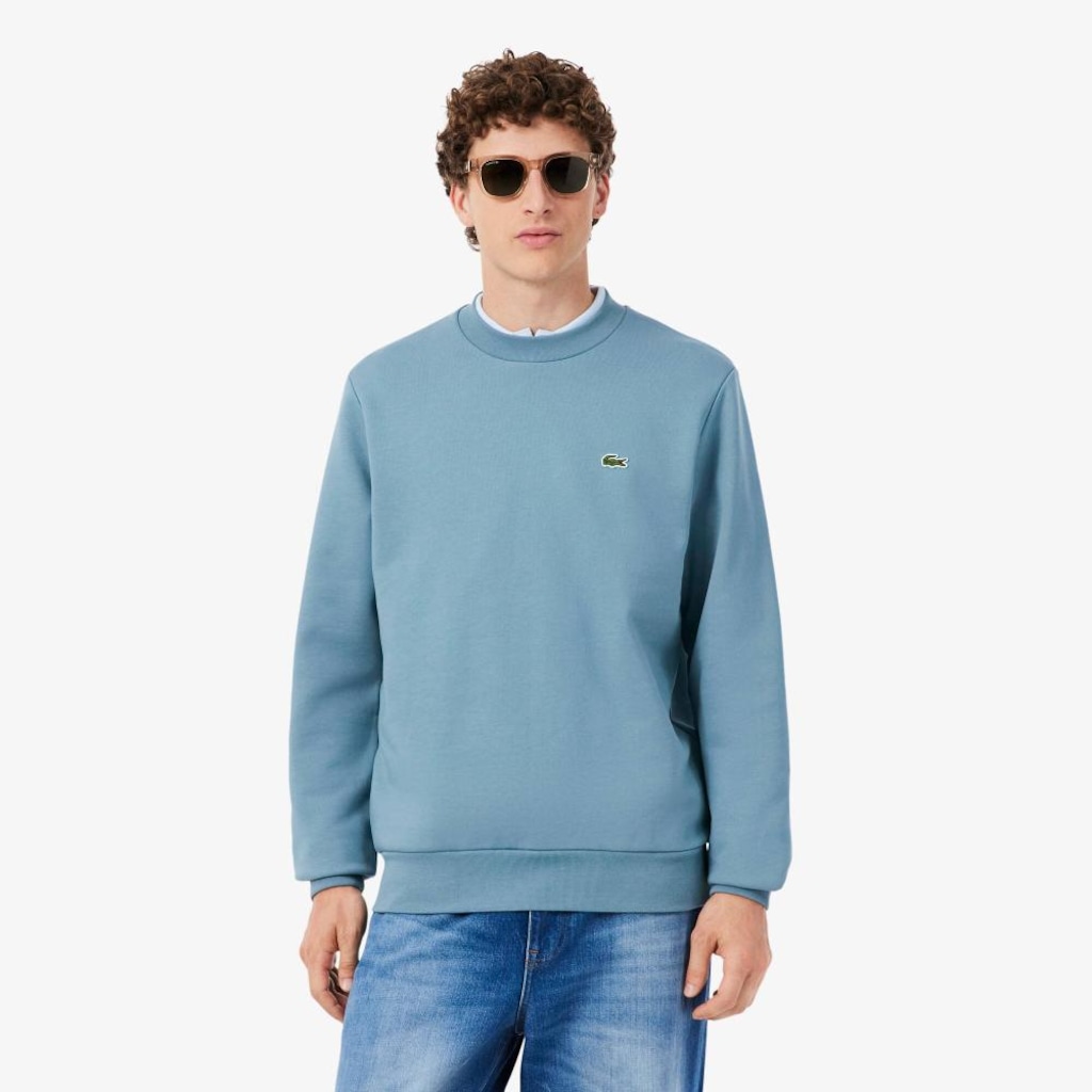 Imagem 1 do produto Blusão Moletom Essentials Lacoste Masculino – Conforto e Corte Clássico