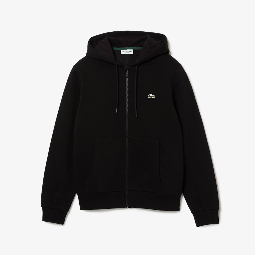 Imagem 4 do produto Blusão Moletom Clássico com Fechamento de Zíper e Bolsos Masculino Lacoste