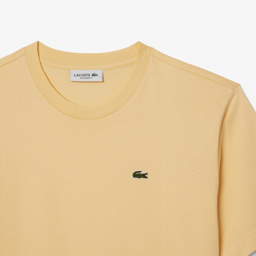Imagem 2 do produto Camiseta de Algodão com Caimento Relaxado Lacoste Feminina