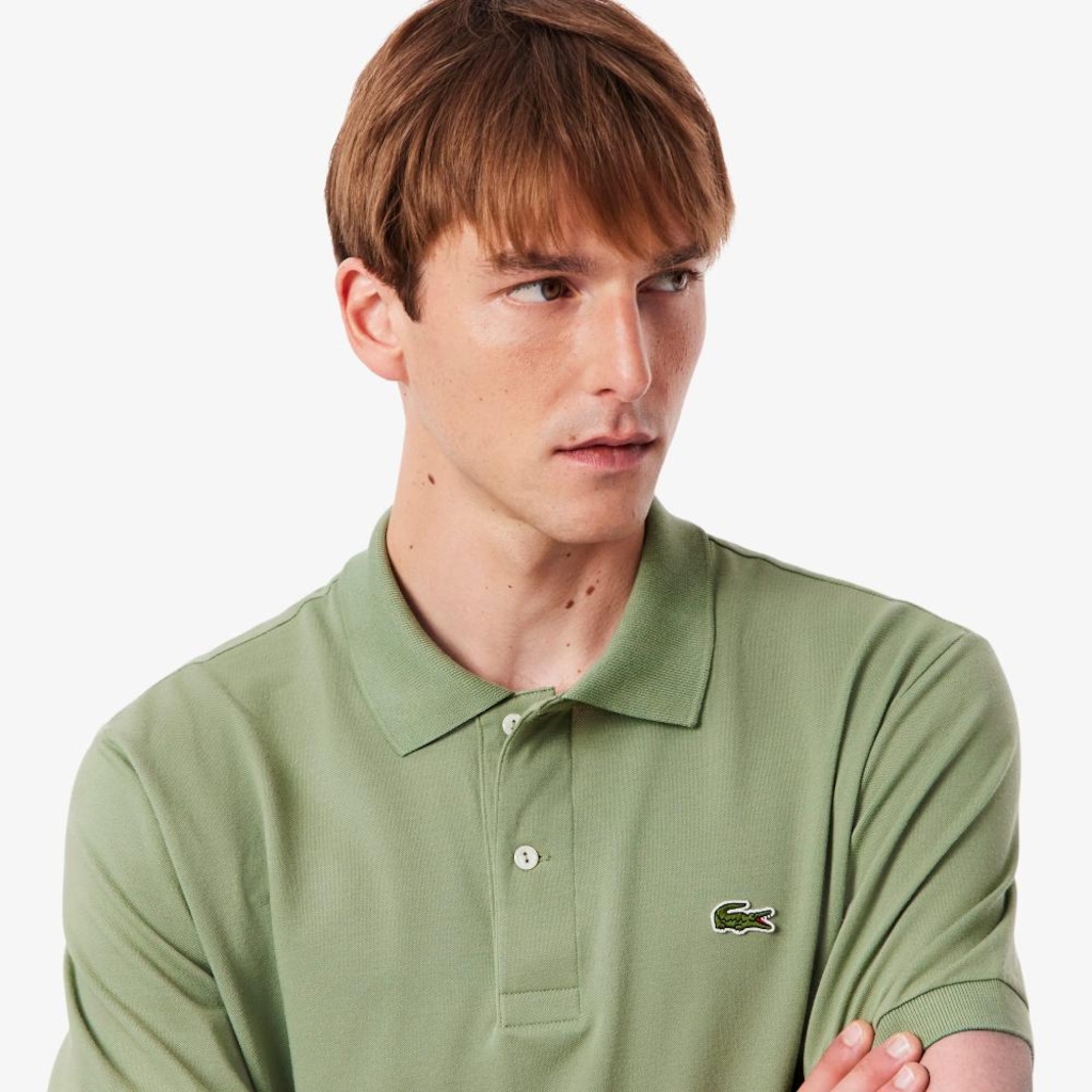Camisa Polo Lacoste Light Piqué Ajuste Clássico Masculina - Foto 2
