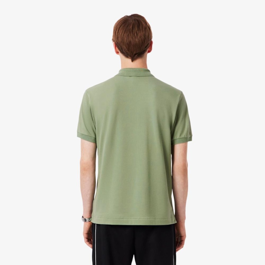Camisa Polo Lacoste Light Piqué Ajuste Clássico Masculina - Foto 3