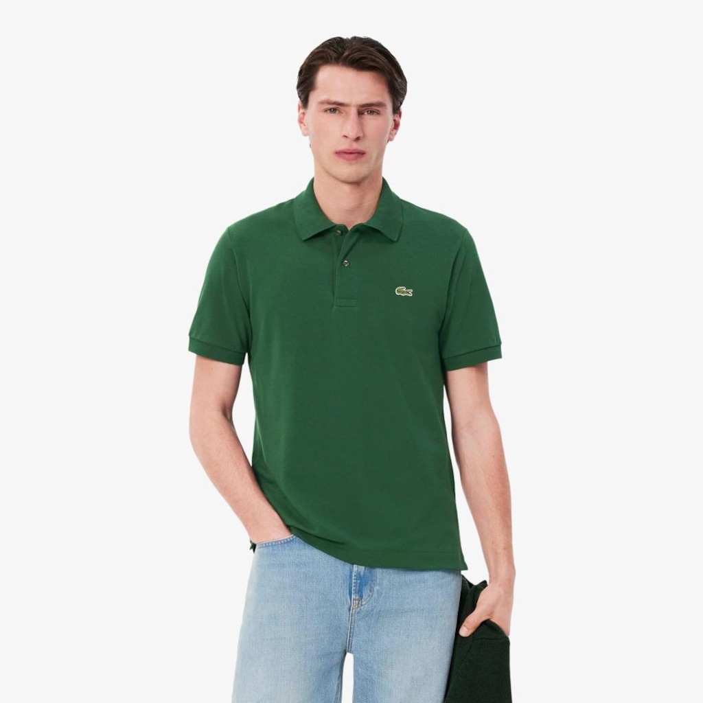 Camisa Polo L.12.12 Light Piqué Ajuste Clássico Lacoste Masculina
