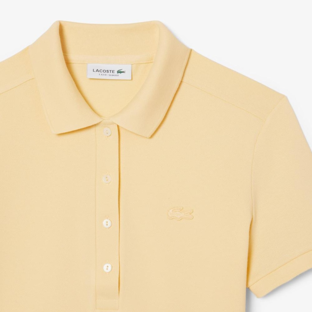 Imagem 5 do produto Camiseta Polo Lacoste L.12.D Slim Feminina – O Clássico com Stretch e Flexibilidade
