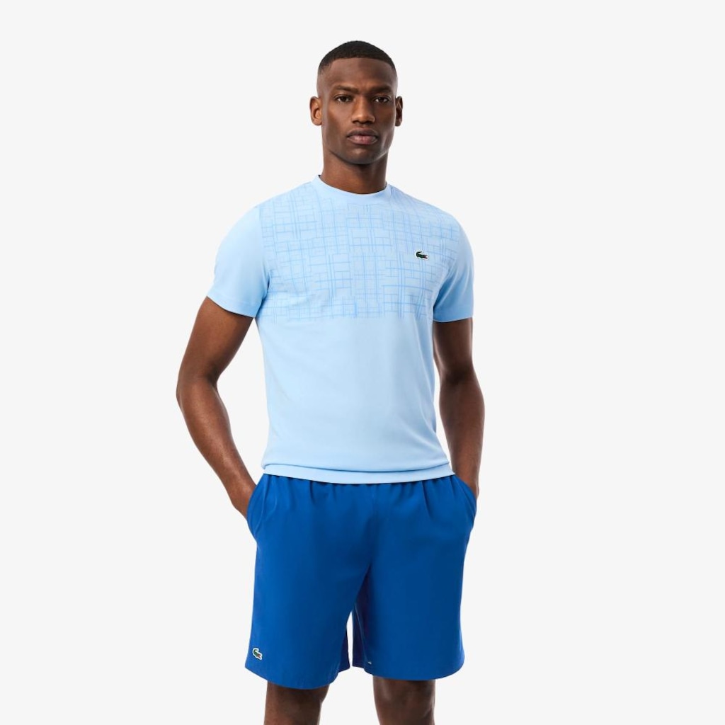 Bermuda Lacoste Tennis Djokovic Masculina – Tecnologia e Mobilidade de Elite