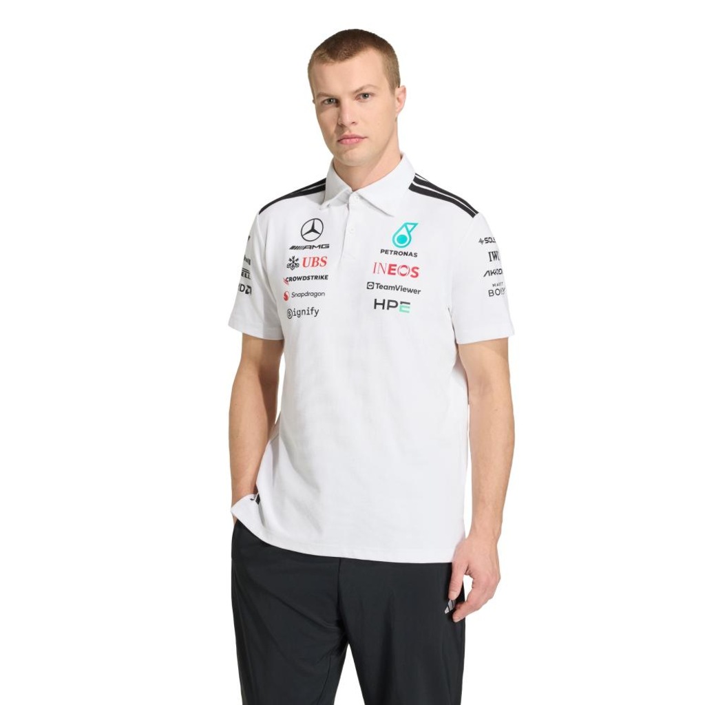 Camisa Polo adidas Mercedes - Amg Petronas F1 Team Engineers Masculina - Foto 1
