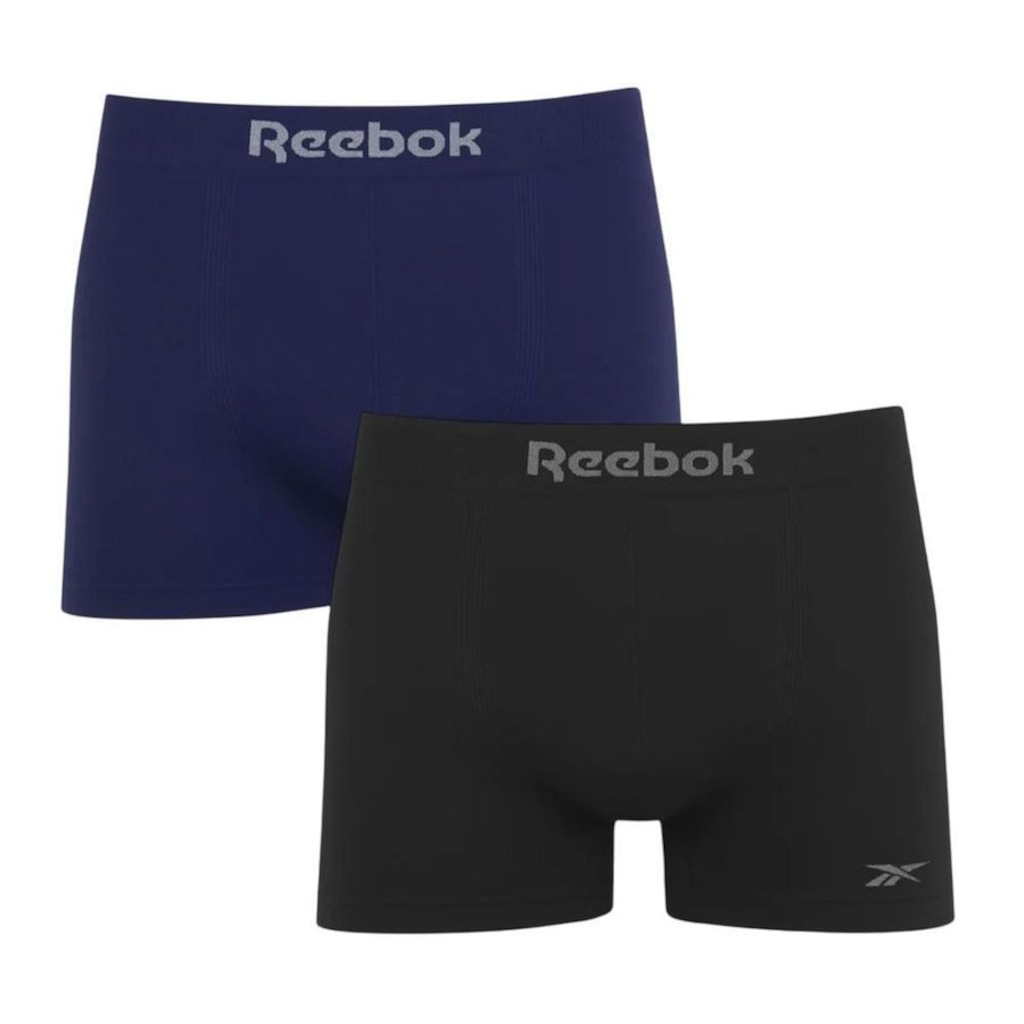 Kit 2 Cuecas Boxer Reebok Sem Costura Masculina