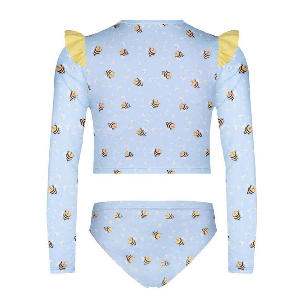 Imagem 2 do produto Conjunto Biquíni Camisa + Calcinha Praia Selene Infantil