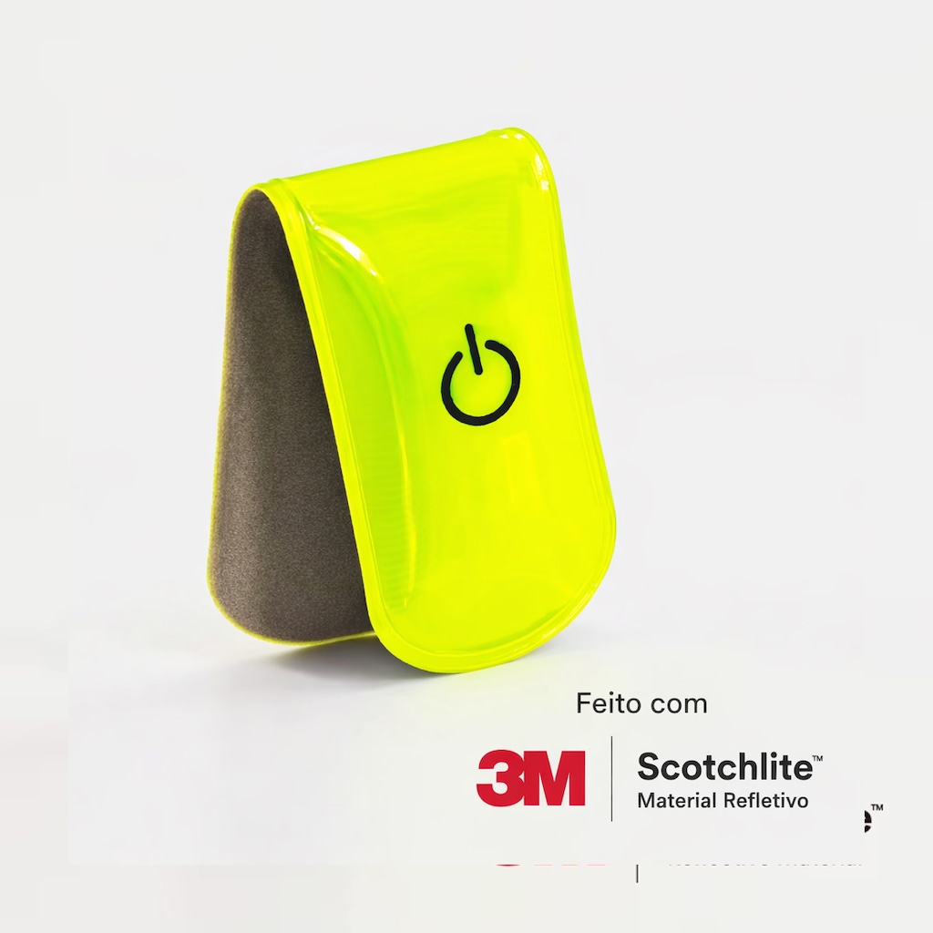 Imagem 2 do produto Clipe Led Esportivo Magnético Gold Sports Salzmann – Feito com 3M Scotchlite