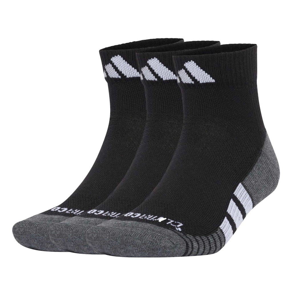 Meia Cano Curto Adidas Amortecimento Performance Climacool 3-Pack Unissex