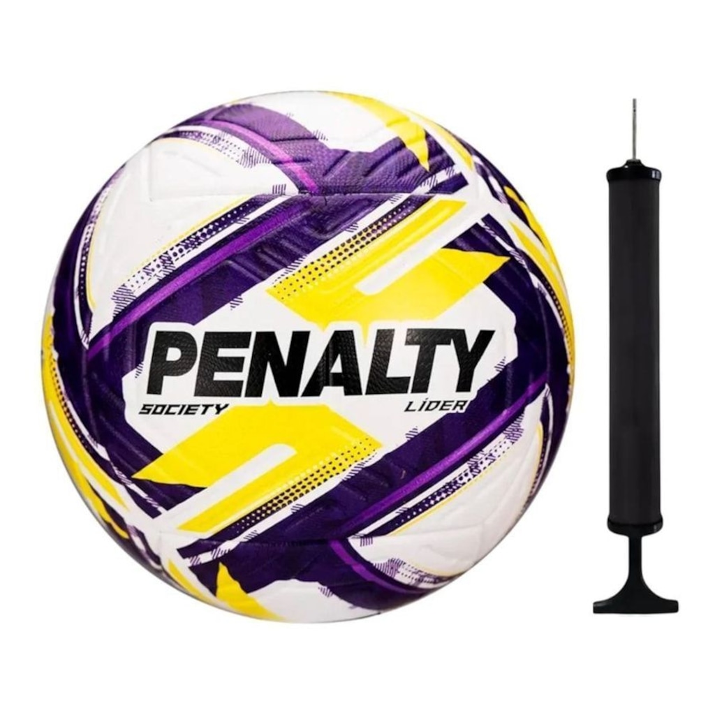 Kit Bola Society Penalty Líder XXVI + Bomba de Ar