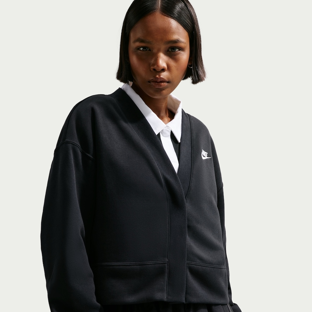 Cardigan Nike Sportswear Club Fleece Feminino