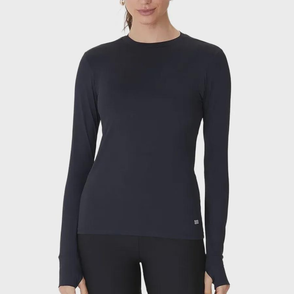 Blusa Manga Longa Malwee Sport Dry UV50+ Feminina - Foto 1