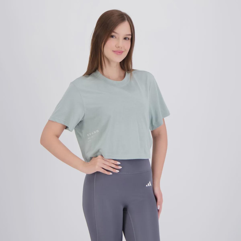 Imagem 2 do produto Camiseta Cropped Adidas PGR G T Feminina