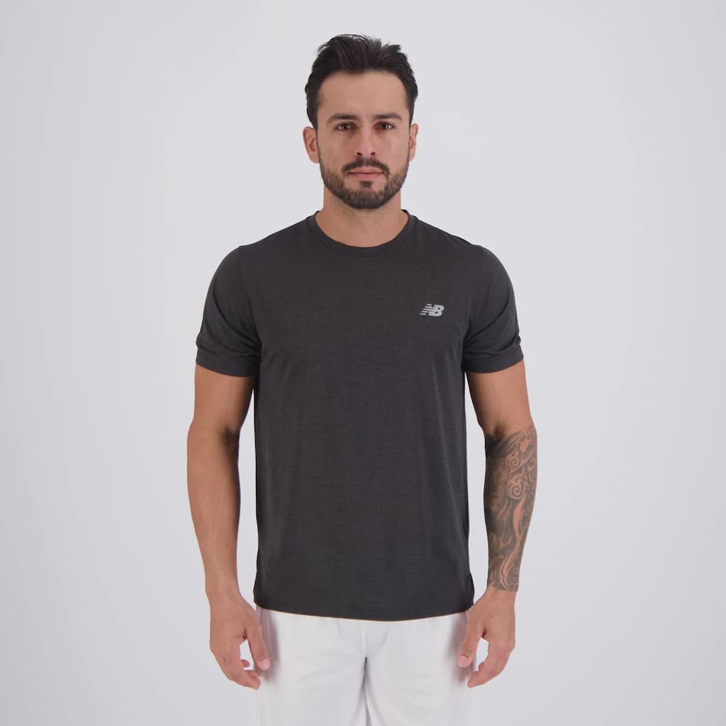 Camiseta New Balance Atlhetics Run Masculina