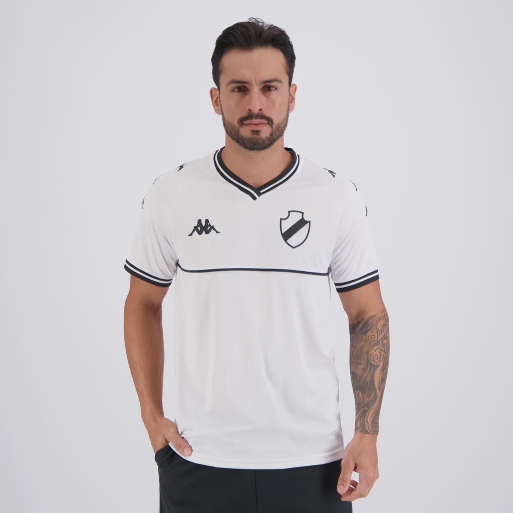 Camisa Kappa Vasco Supporter Monochromatic Masculina